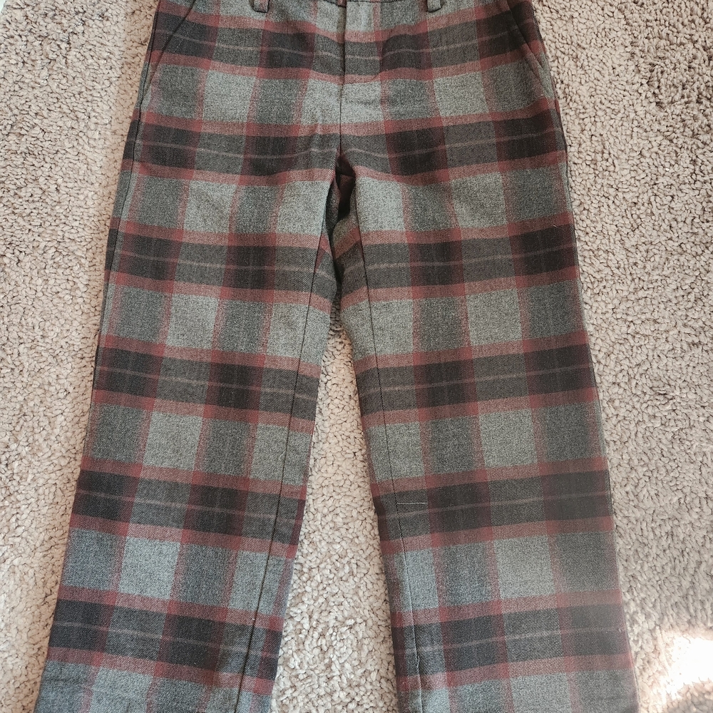 Janie & Jack Plaid Kids Pants Size 4t